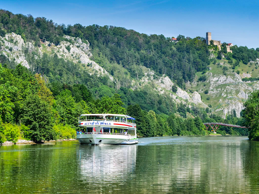 Altmühltal Schifffahrt - Alle Highlights: Donaudurchbruch, Klosterweltenburg & Altmühl Main-Donau-Kanal bis nach Riedenburg - Bayern