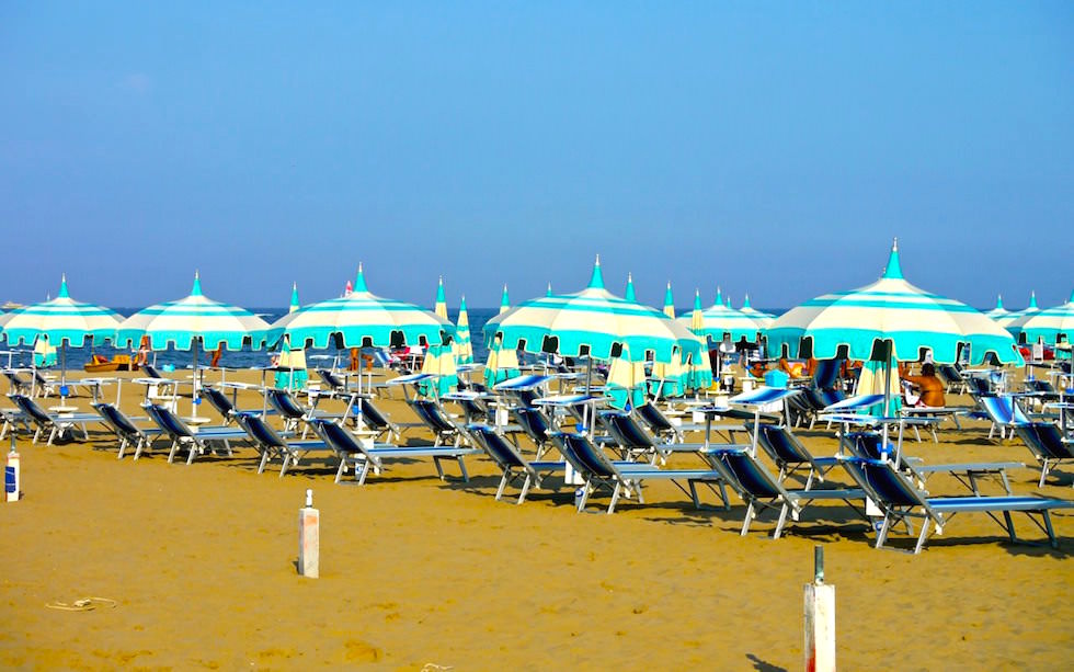 Beaches at Adriatic See in Italy