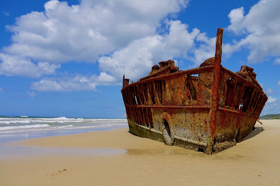 Fraser Island - Schiffswrack & Strand - Great Sandy National Park - Queensland