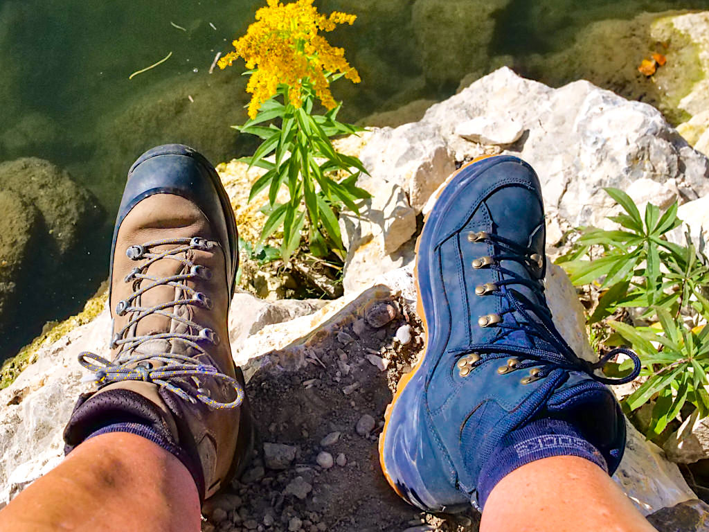 Lowa Tibet GTX und Lowa Renegade MID GTX - Die perfekte Wanderschuh- / Bergschuh-Kombi, die jedes Gelände und jeden Berg abdecken