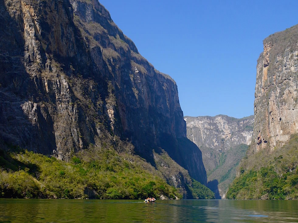 Einfahrt zur Schlucht - Canon del Sumidero - Sumidero Schlucht bei Chiapa de Corzo - Chiapas, Mexiko