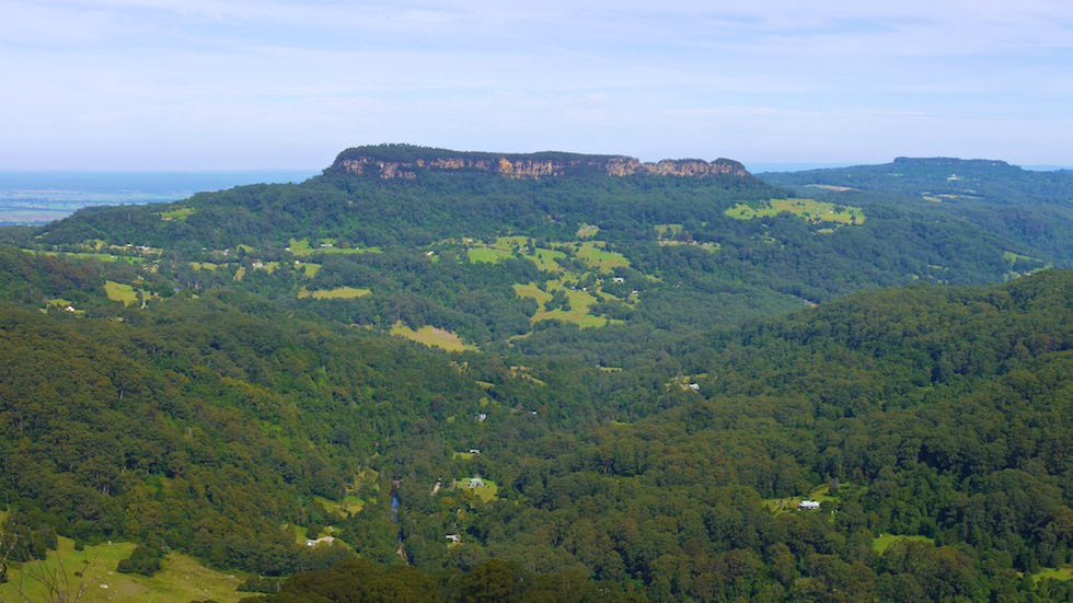 view from barren grounds nature reserve near Kiama