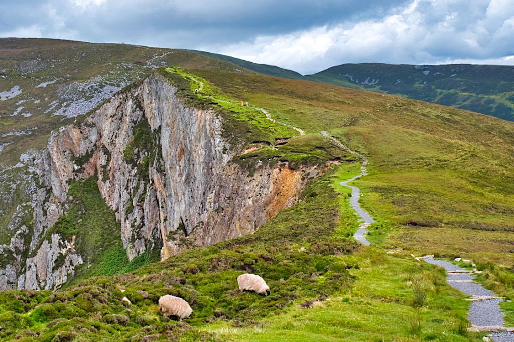 Slieve League Wanderung - Crockrawer oder Cnoc Ramhar - Donegal, Irland