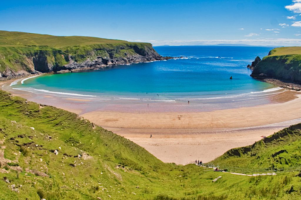 Silver Strand, einer der schönsten Strände Irlands - Malin Beg - Donegal