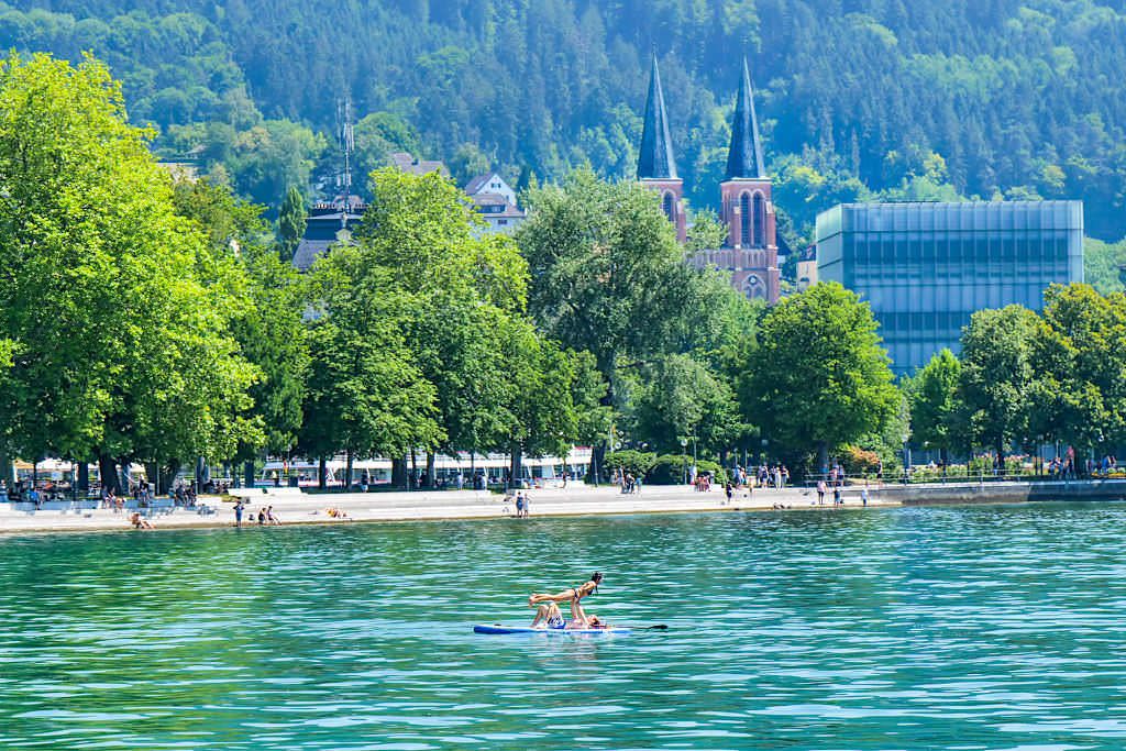 Bregenz - Badefreuden im Bodensee - Dreiländer-Schiffsrundfahrt - Österreich