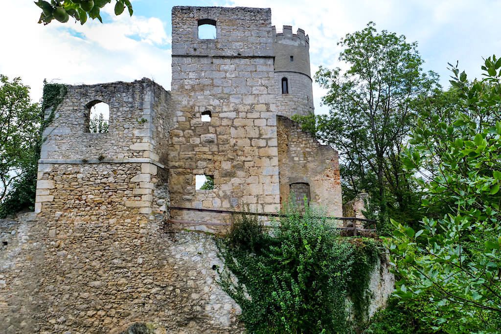 Burg Randeck bei Essing - Außenansicht der Burgruine - Altmühltal Sehenswürdigkeiten - Bayern