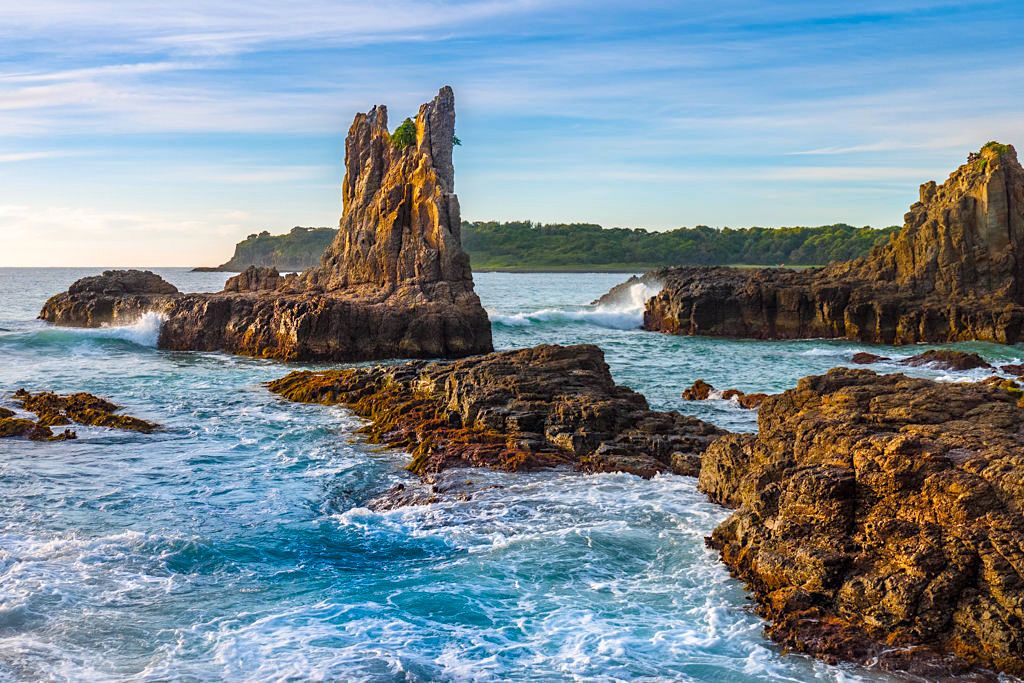 Atemberaubend schöne Felsformationen: Cathedral Rocks - Kiama Highlights - New South Wales