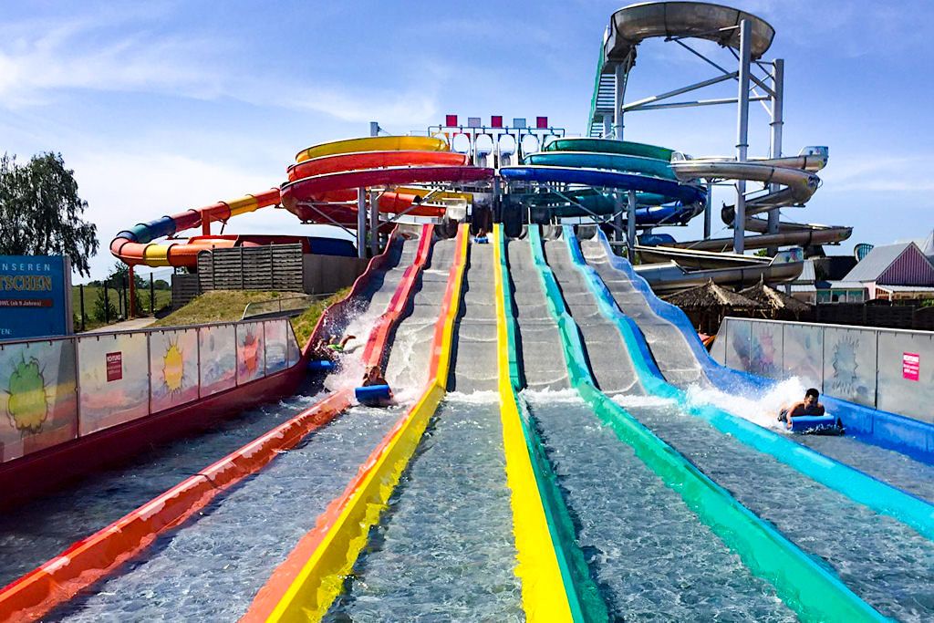 Galaxy Erding - Größte Open-Air-Rutsche Deutschlands in der Therme Erding - Bayern