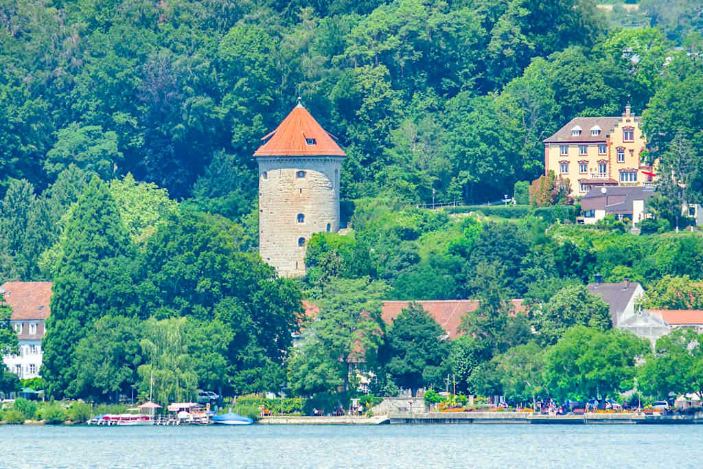 Gallerturm in Überlingen am See - Einer der letzten der ehemals 15 Wehrtürmen - Baden-Württemberg