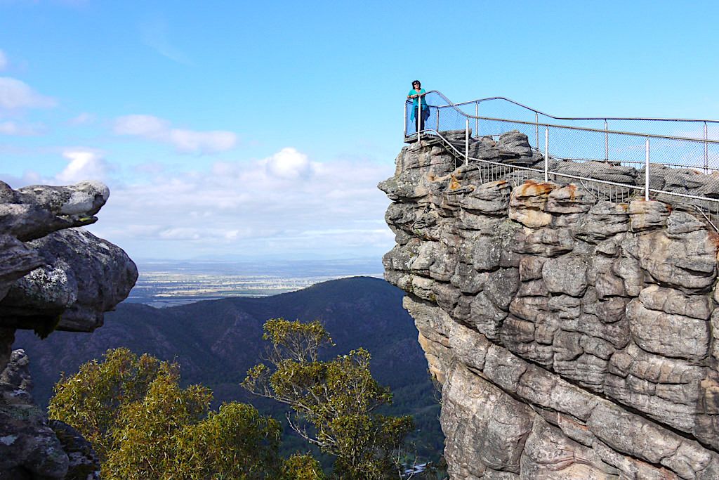 Grandioser Ausblick vom Pinnacle Lookout, dem eindrucksvollstes Grampians Nationalpark Highlight - Victoria - Australien