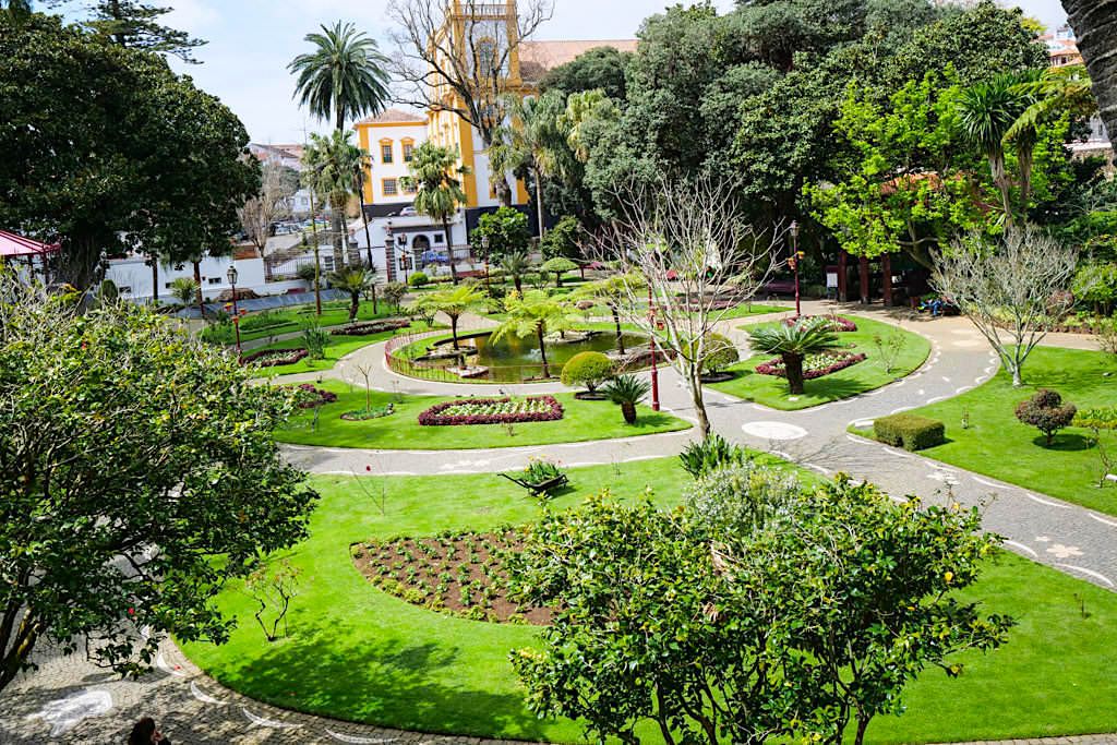 Jardim Duque do Donatario, der wunderschöne Stadtpark von Angra do Heroismo - Terceira - Azoren