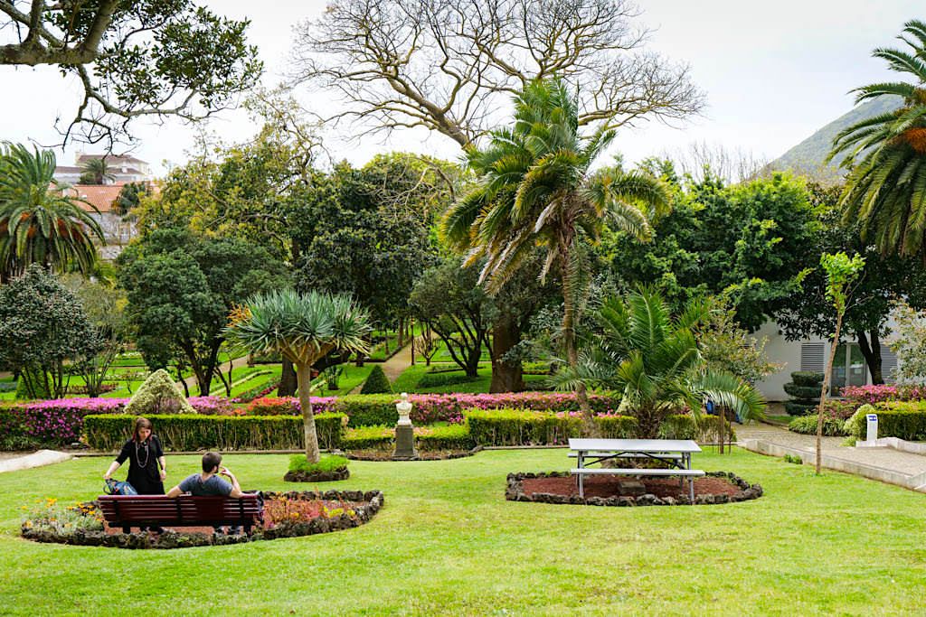 Jardim Duque oder Jardim Publico - Stadtpark & grüne Idylle von Angra do Heroismo - Terceira - Azoren
