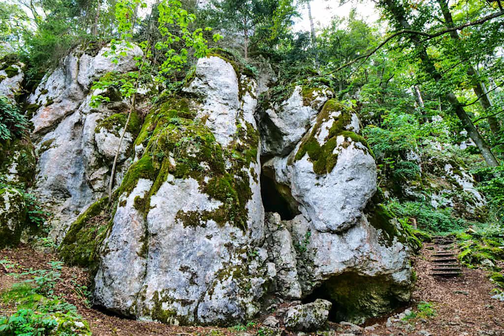 Naturpark Klamm & Kastelhäng Höhle: imposante Felsen & Höhlen - Altmühltal - Bayern