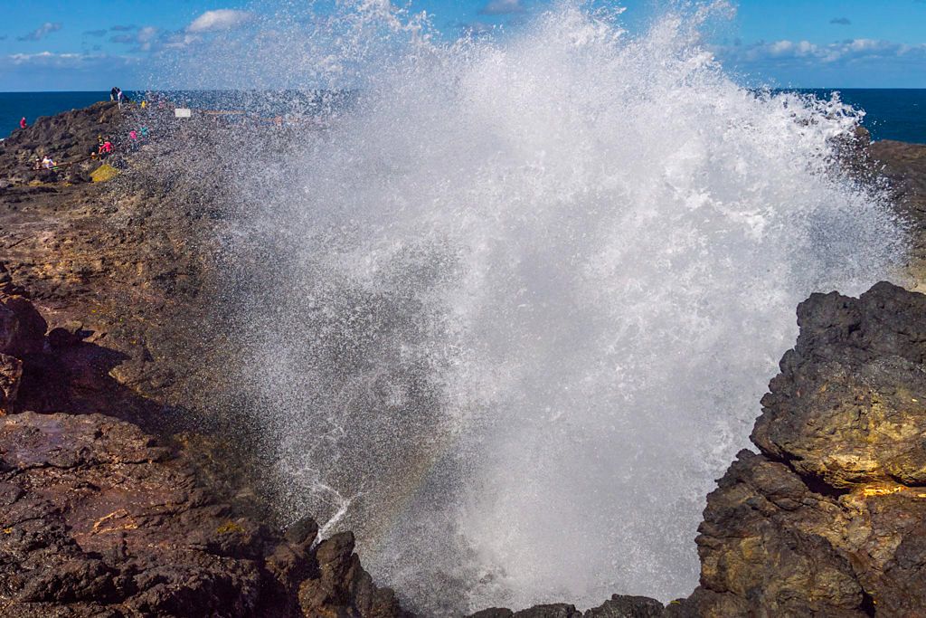 Das gigantische Kiama Blowhole ist ein beliebter Tagesausflug von Sydney - New South Wales