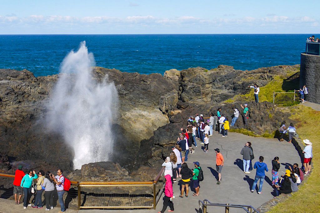Kiama Blowhole ist eines der größten Blowholes in der Welt & ein Highlight im Süden von Sydney - New South Wales