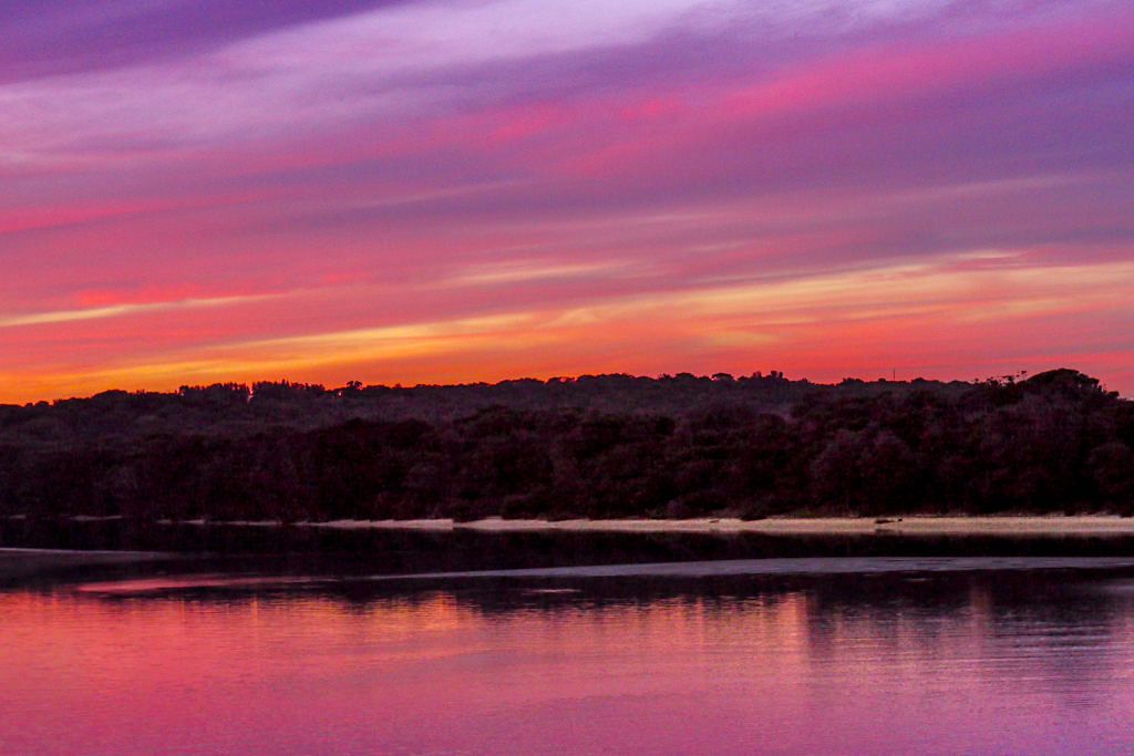 Kiama Coast Walk - Awesome view of Minnamurra at sunset - New South Wales
