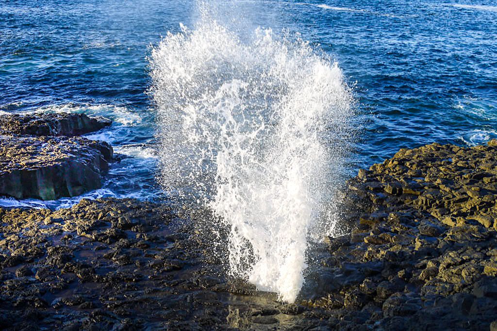Kiama - Little Blowhole, der kleine Bruder des großen Kiama Blowhole- New South Wales