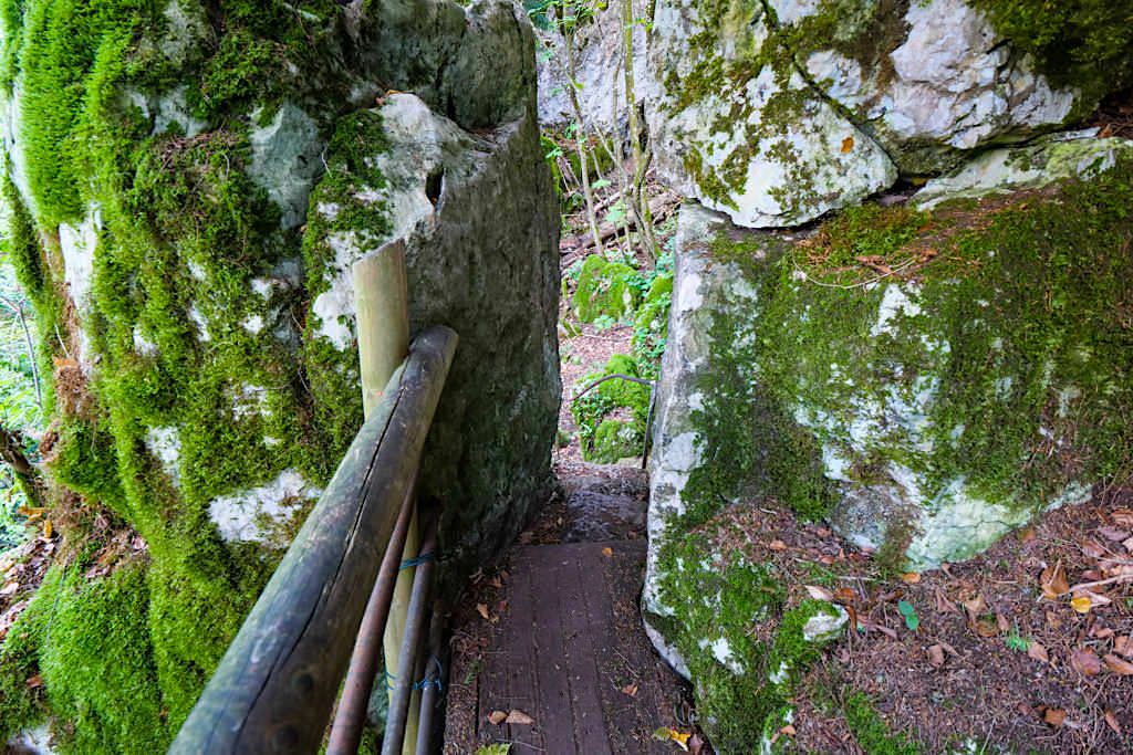 Klamm-Wanderung bei Riedenburg und Prunn - "Engpässe" bei der Kammquerung - ein Altmühltal Highlight - Bayern