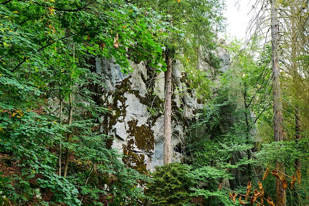 Altmühltal Klamm Wanderung - Ausblicke auf imposante Felswände - Bayern