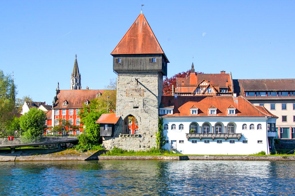 Konstanz - Blick auf Rheinufer & historische Altstadt - Baden-Württemberg