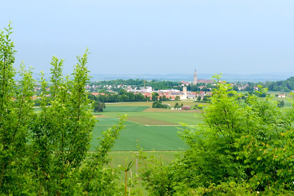 Geotop Lindle - Schöner Ausblick auf Nördlingen - Donau-Ries, Bayern