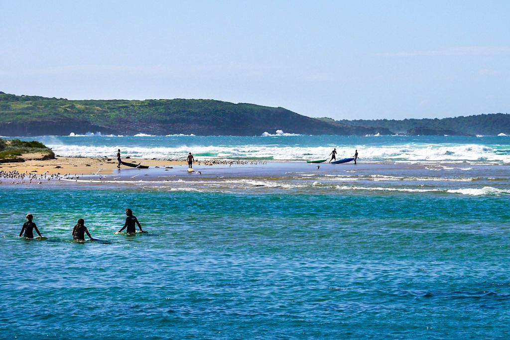 Minnamurra River & Minnamurra Spit: großes Strandvergnügen & Wassersport im Norden von Kiama - New South Wales