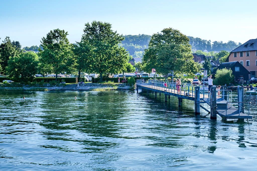 Ladungssteg in Nußdorf bei Überlingen am Bodensee - Baden-Württemberg