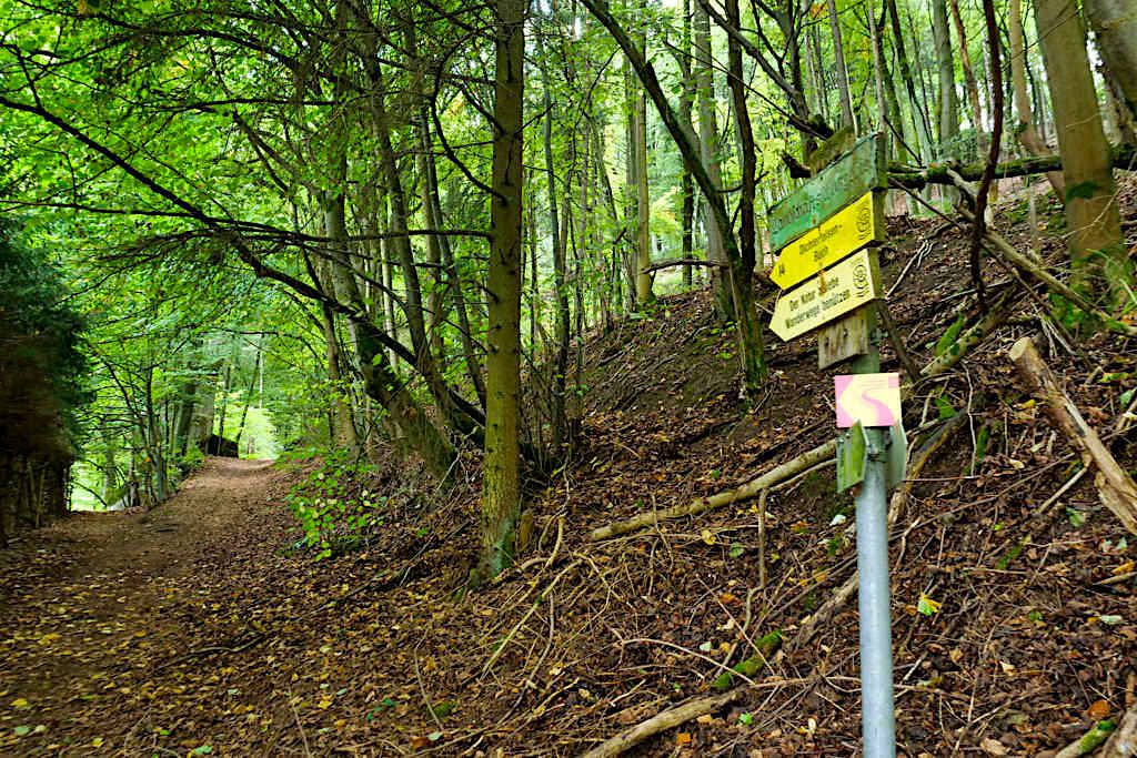 Riedenburg - Start der Klamm-Wanderung Nr. 14 / 14a - Altmühltal, Bayern