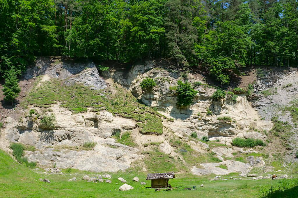Suevit-Steinbruch Altenbürg - Ries-Ereignis: Impakttheorie kein Vulkanischer Ursprung - Riesbürg, Bayern