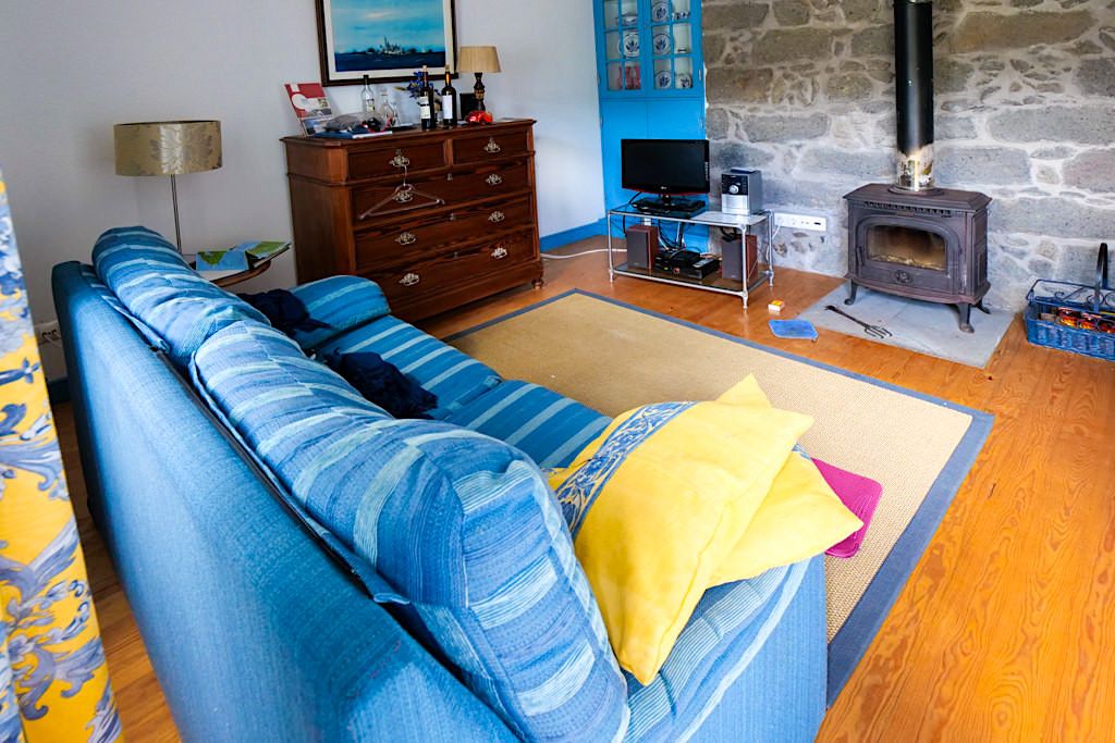 Wunderschöne Tradicampo Eco Country Houses - Casa da Thala: Wohnzimmer zum Wohlfühlen - Sao Miguel, Azoren