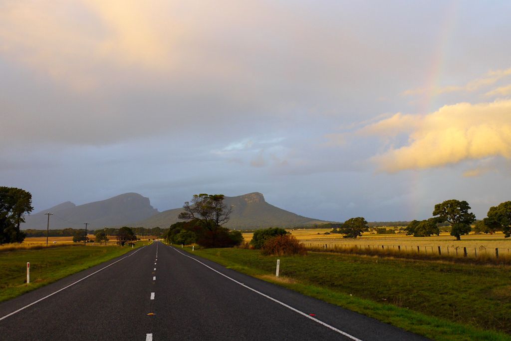 Wimmera - das flache Farmland ist das Tor zum Grampians National Park - Victoria