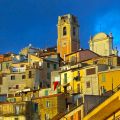 View on Perinaldo Liguria Italia near Ventimillia