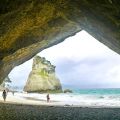 Coromandel Highlights - Malerische Cathedral Cove mit ihren bizarren Felsformationen - Neuseeland, Nordinsel