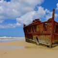 Fraser Island - Schiffswrack & Strand - Great Sandy National Park - Queensland