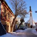 Idyllisches Mauterndorf mit seinen schönen historischen Häusern - Salzburger Lungau - Österreich