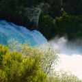 View on Huka Falls near Lake Taupo North Island NZ