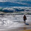 Surfen am Moffat Beach Queensland