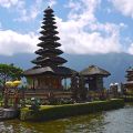 Pura Ulun Danu Bratan oder Pura Bratan Wassertempel in Zentral Bali