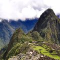Blick auf Wayna Picchu und Machu Picchu - Peru