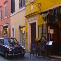 Streets in beautiful Travestere Rom Italy
