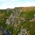 Atemberaubende Taieri Gorge Railway Route von Dunedin nach Pukerangi - Neuseeland Südinsel