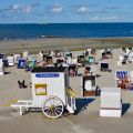 Wangerooge - Wunderschöne Strandpromenade mit Strandkörben & Strandwagen - Ostfriesische Inseln - Nordsee