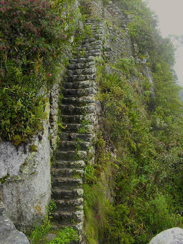 Besteigung Stufen Wayna Picchu - Machu Picchu Peru