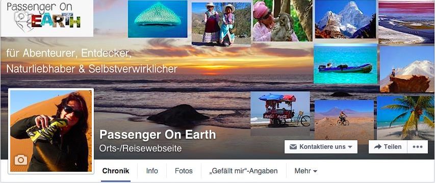 Passenger On Earth Facebook Seite