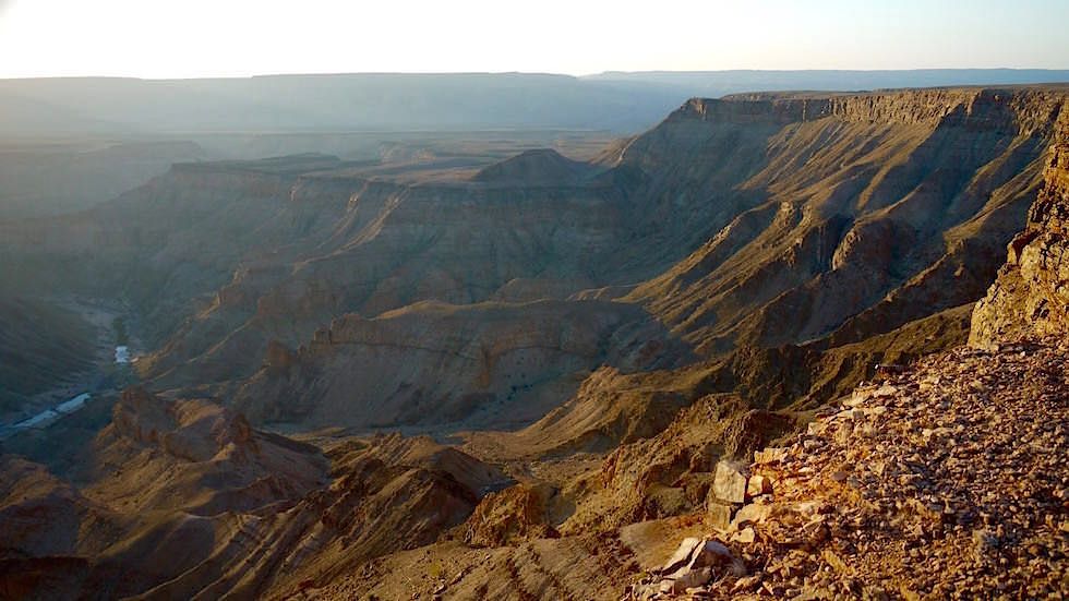 Sonnenuntergang Fish River Canyon Namibia Afrika