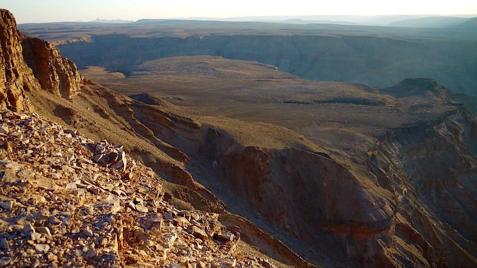 Sunset Fish River Canyon Namibia Afrika
