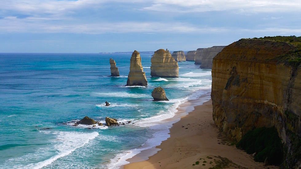 Blick auf Twelve Apostels - Zwölf Apostel - Great Ocean Road Victoria