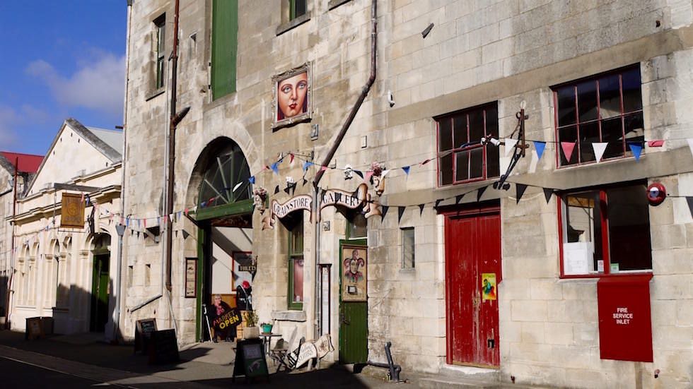 Habourstreet - wunderschöne Hafenstraße in Oamaru - Neuseeland