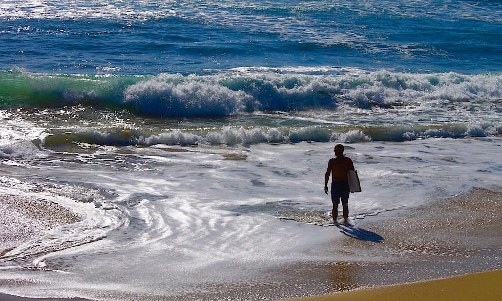 Surfen am Moffat Beach Queensland