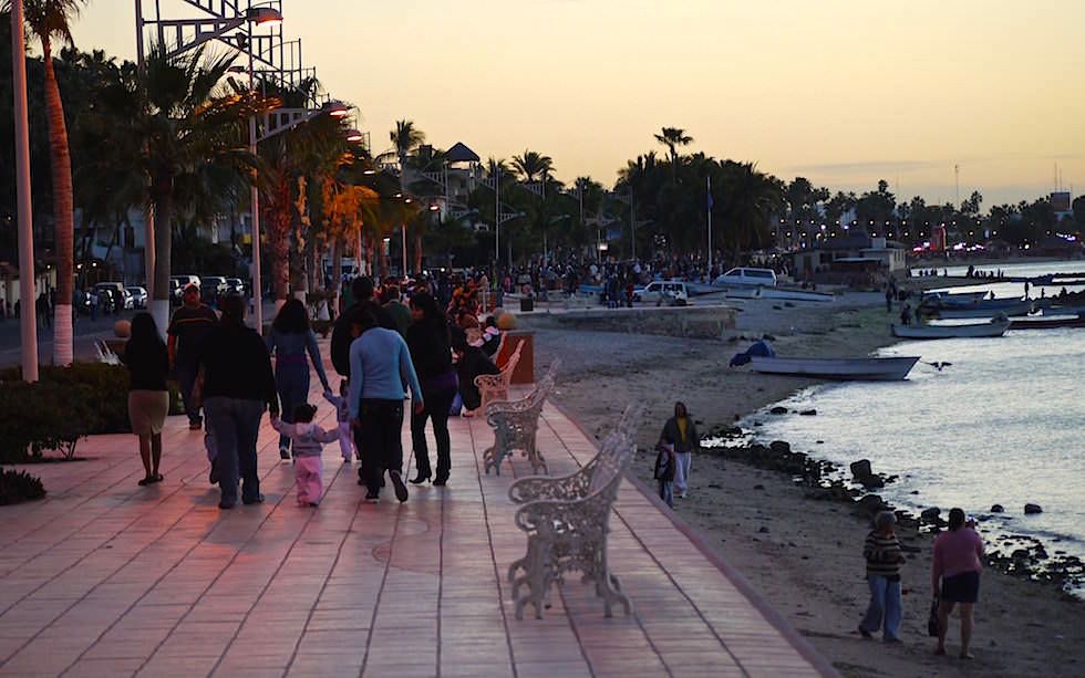 Malecon von La Paz Baja California - Uferpromenade
